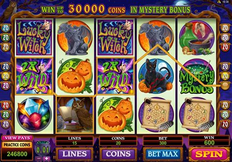 Бесплатный игровой автомат Lucky Witch  Удачливая Ведьма онлайн